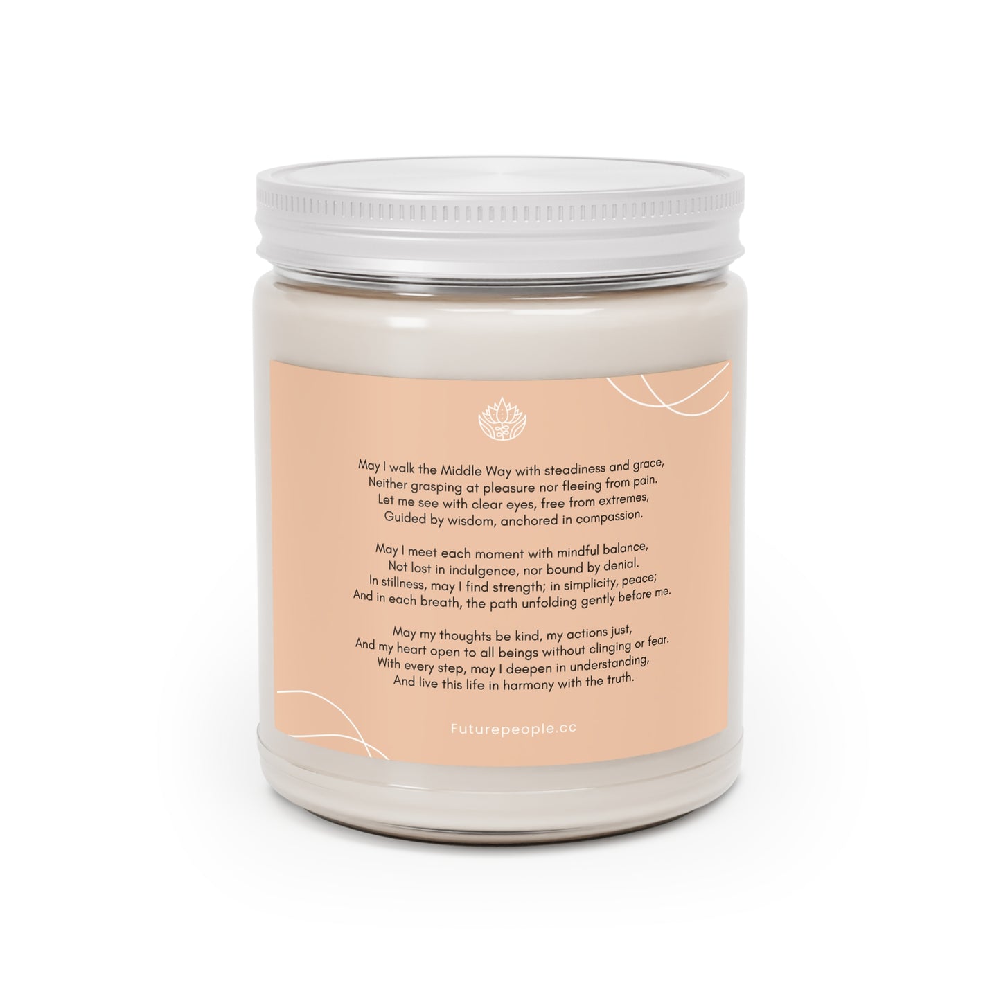 Mindful Scented Candle - 9oz Soy Wax with Inspirational Quote
