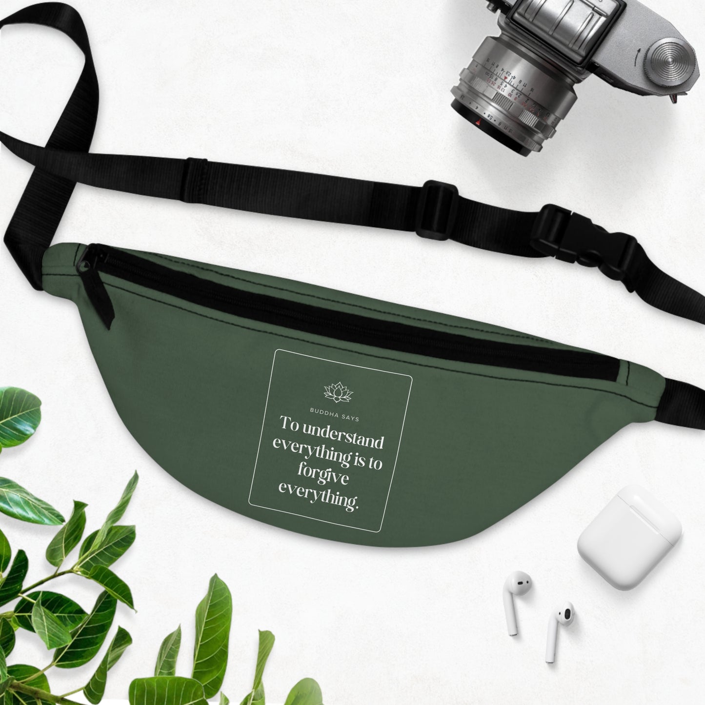 Buddhist Quote Fanny Pack