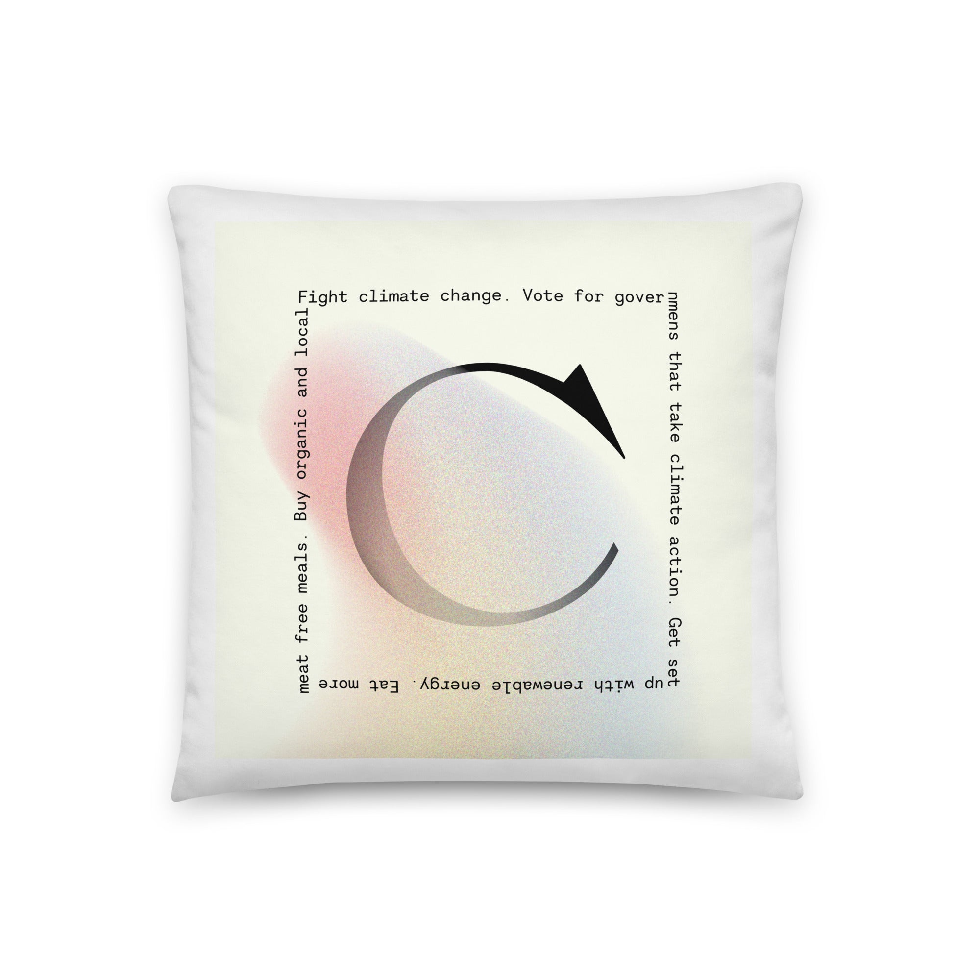 Pillow - Fight climate change