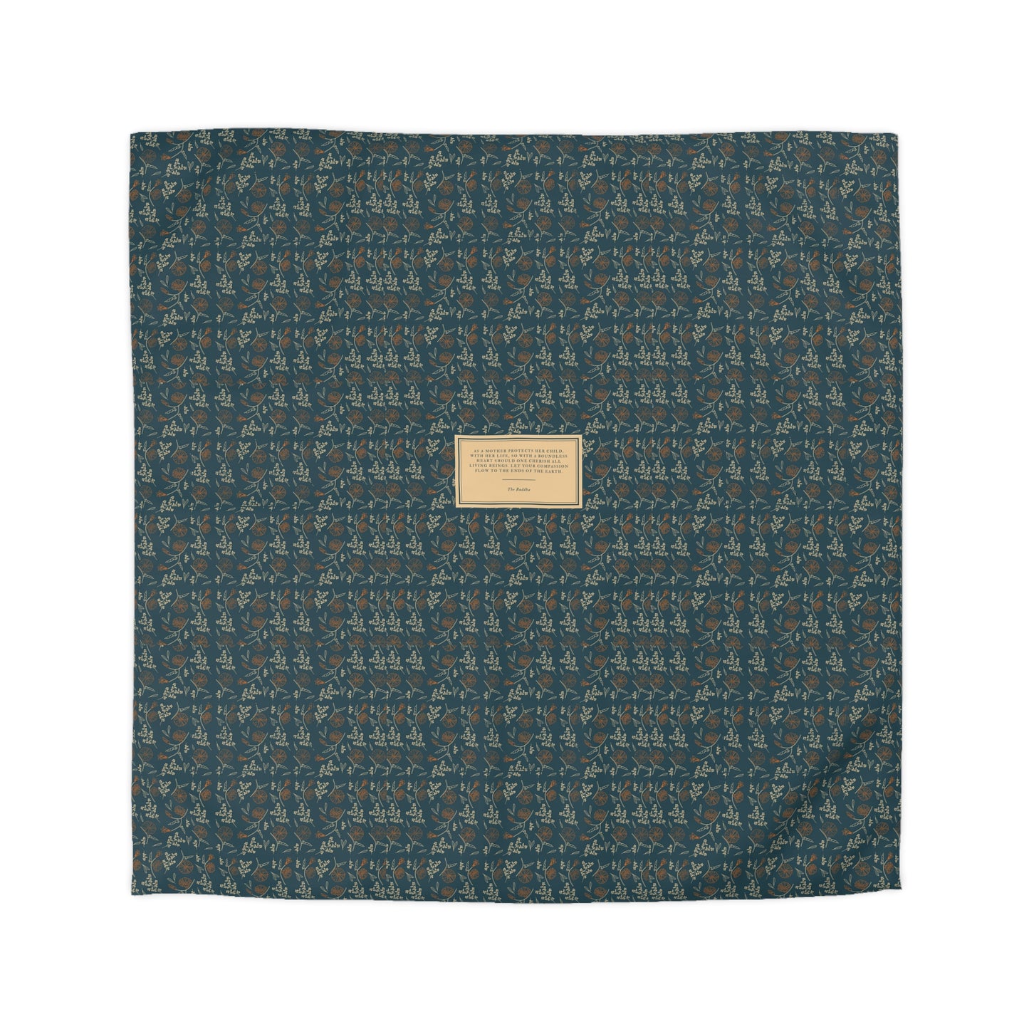 Compassion Teaching -  Microfiber Duvet Cover