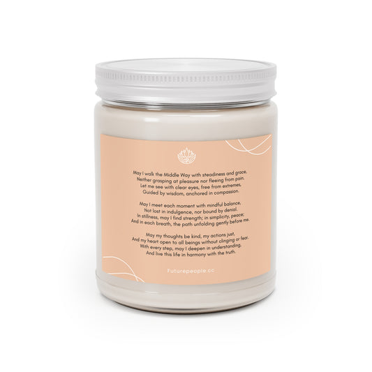Mindful Scented Candle - 9oz Soy Wax with Inspirational Quote