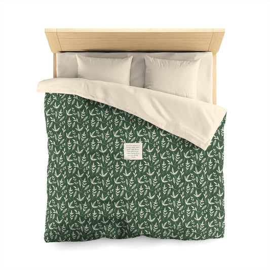 Compassion Prayer - Microfiber Duvet Cover