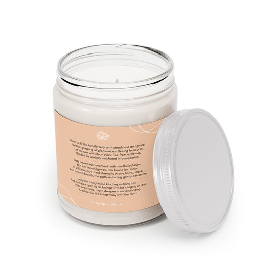 Mindful Scented Candle - 9oz Soy Wax with Inspirational Quote