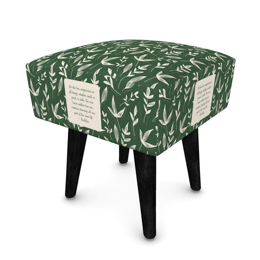 Footstool - Square - Buddha Compassion for all Beings