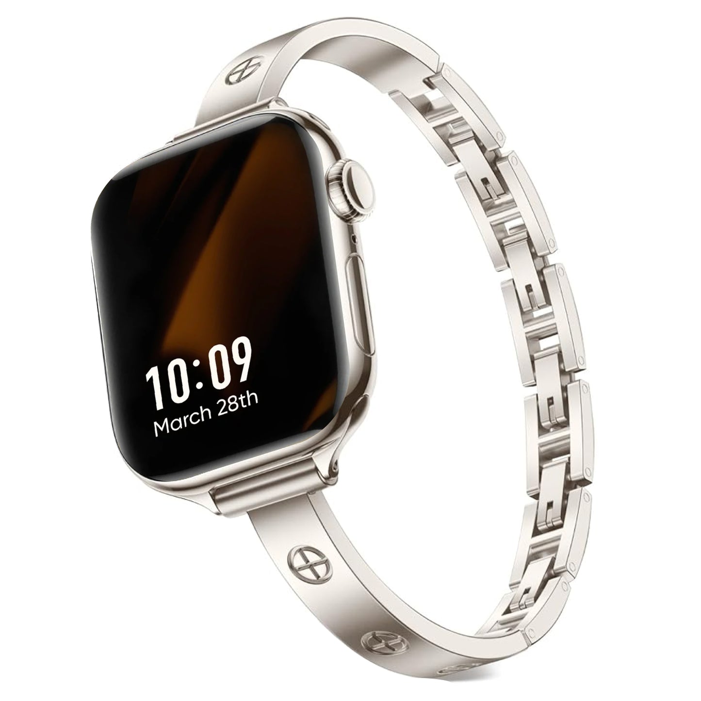 Luxury Slim Crosslet Apple Watch Bracelet