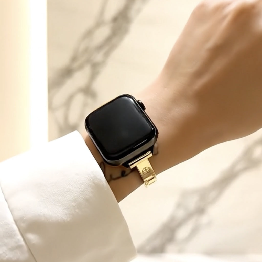 Luxury Slim Crosslet Apple Watch Bracelet