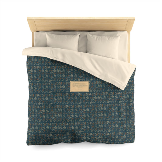 Compassion Teaching -  Microfiber Duvet Cover