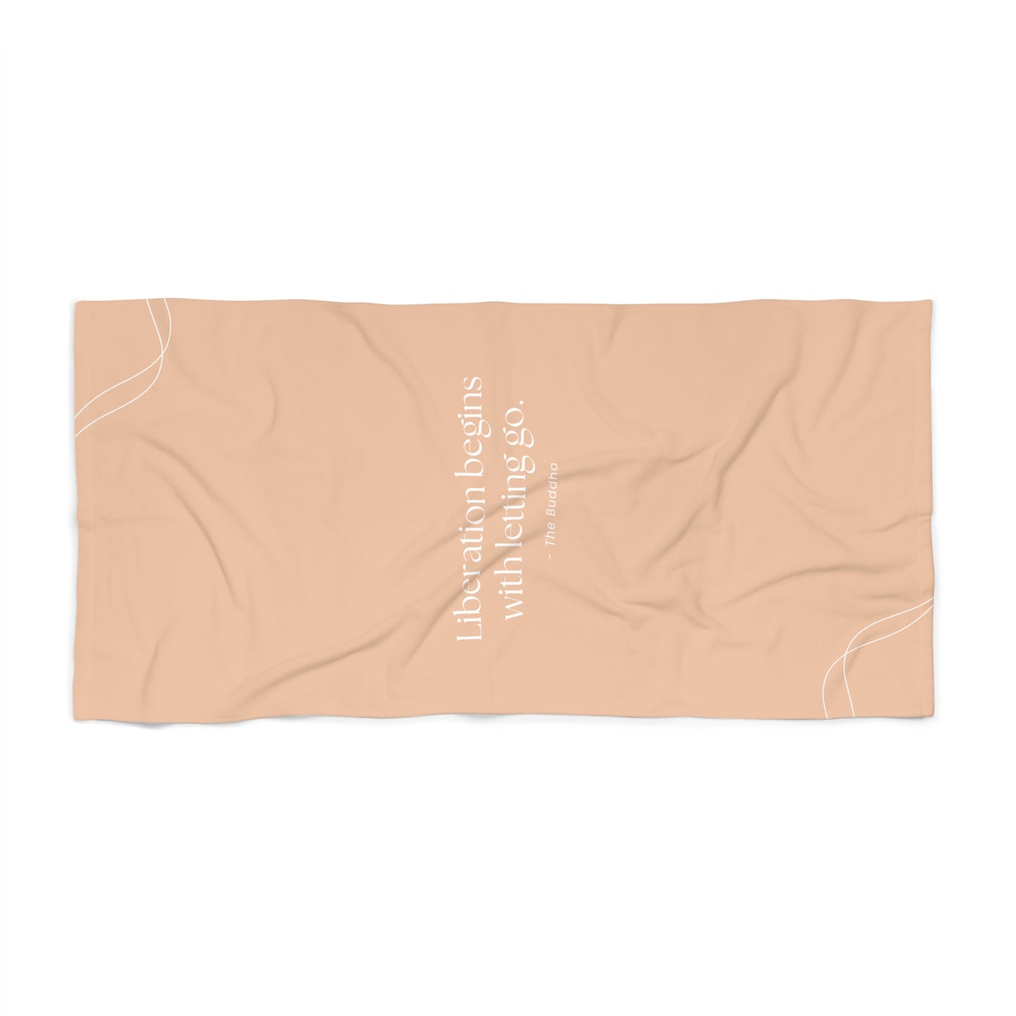 Buddhist inspirational Beach Towel