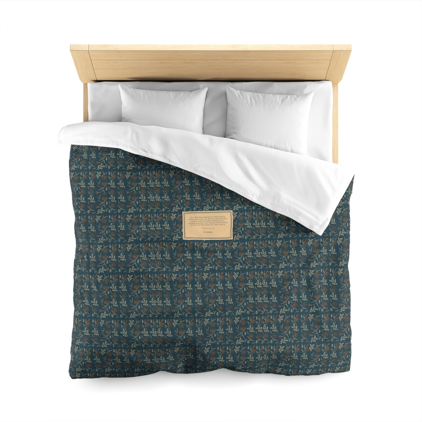 Compassion Teaching -  Microfiber Duvet Cover