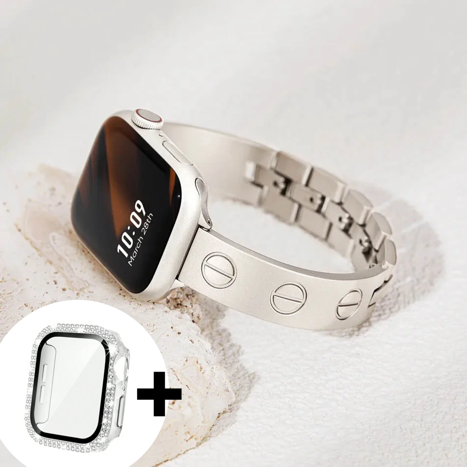 Apple Watch Luxury Bracelet - 18k Gold Plated