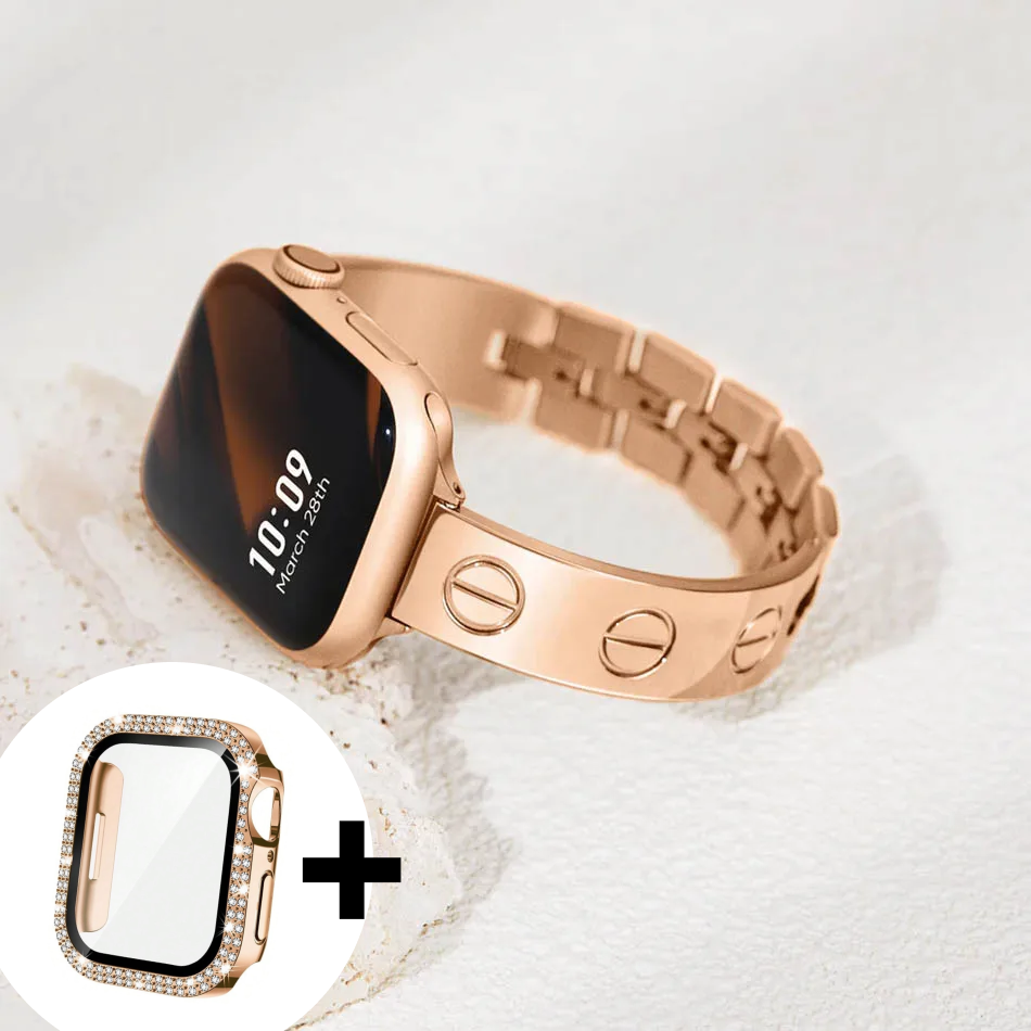 Apple Watch Luxury Bracelet - 18k Gold Plated