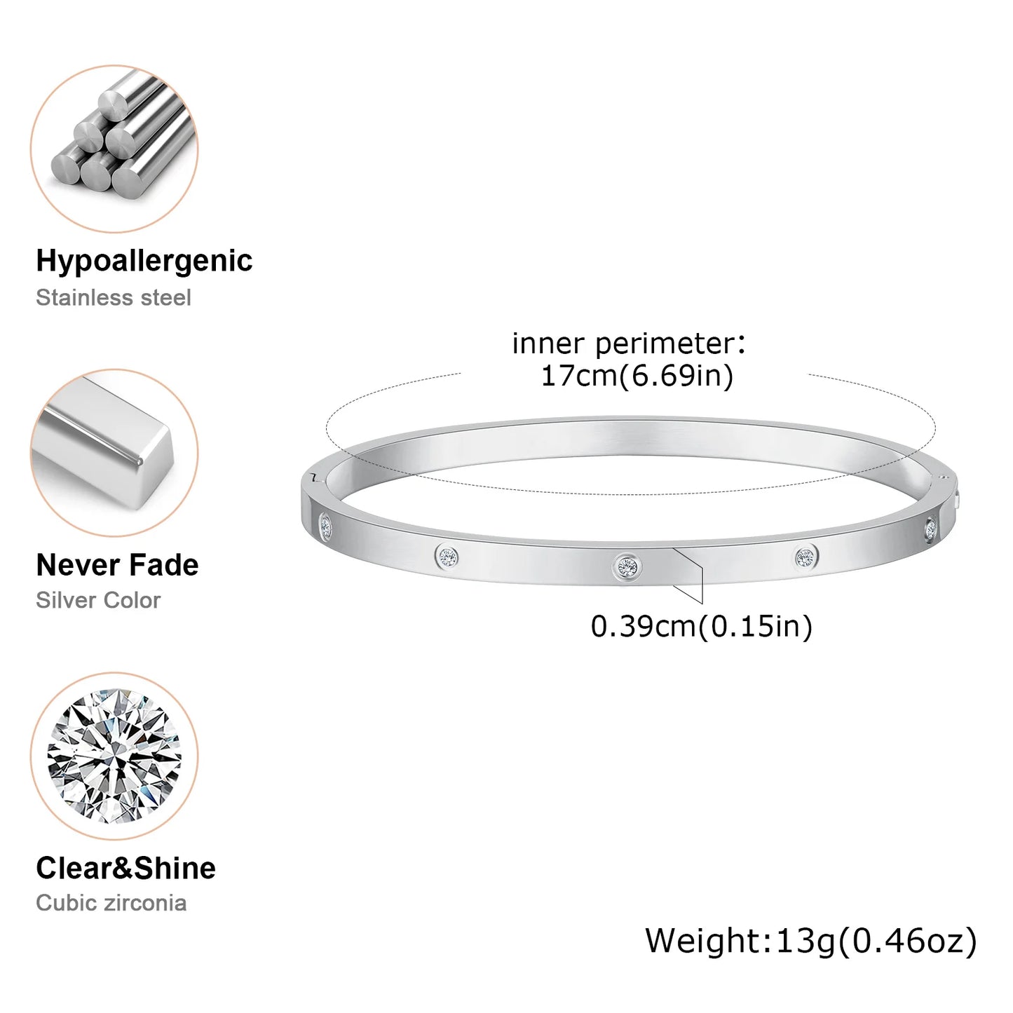 Gold Bracelet - Stainless Steel - Gold Plated