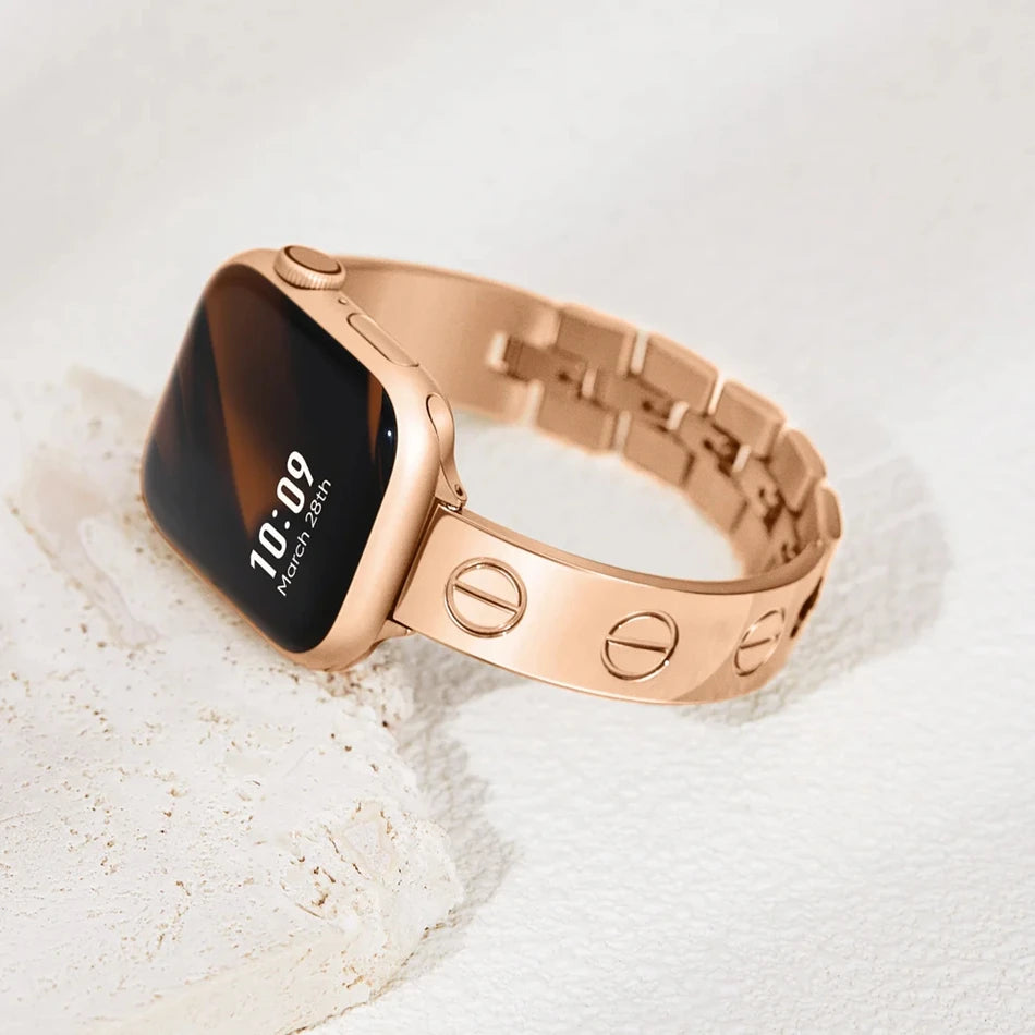 Apple Watch Luxury Bracelet - 18k Gold Plated