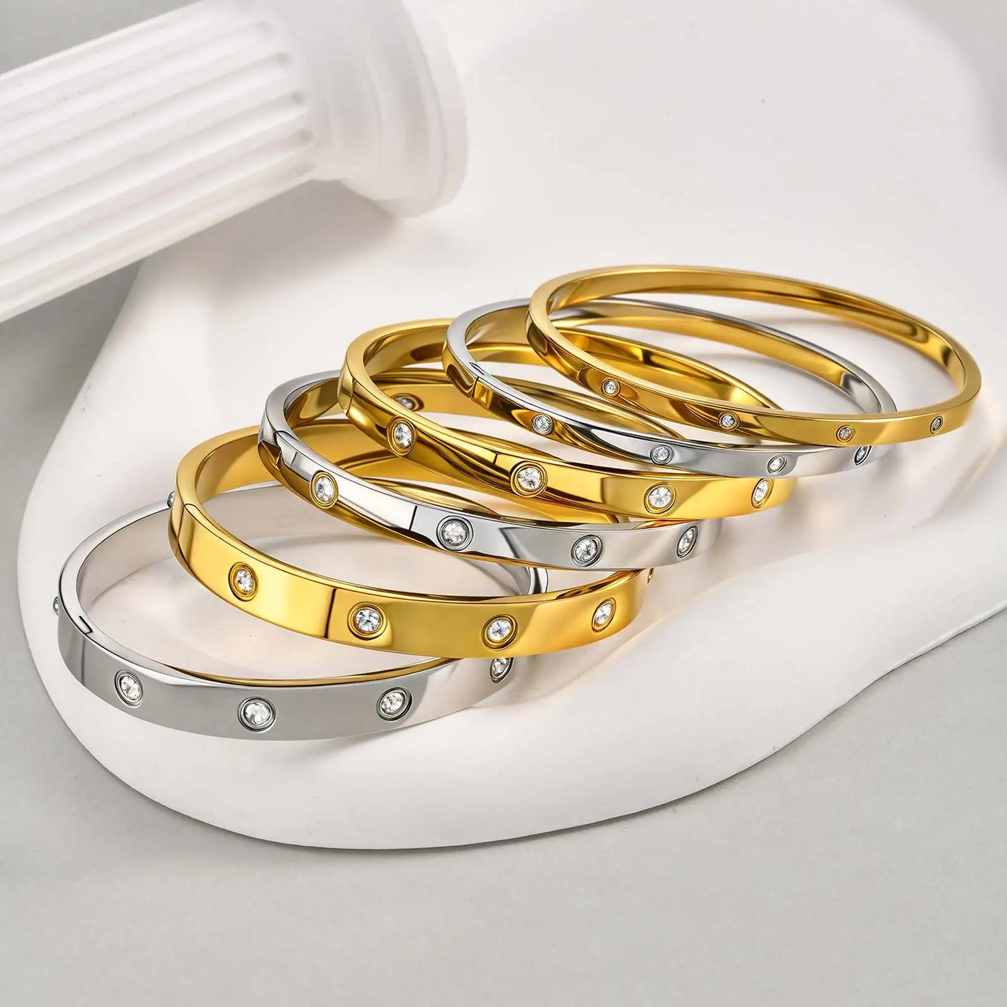 Gold Bracelet - Stainless Steel - Gold Plated