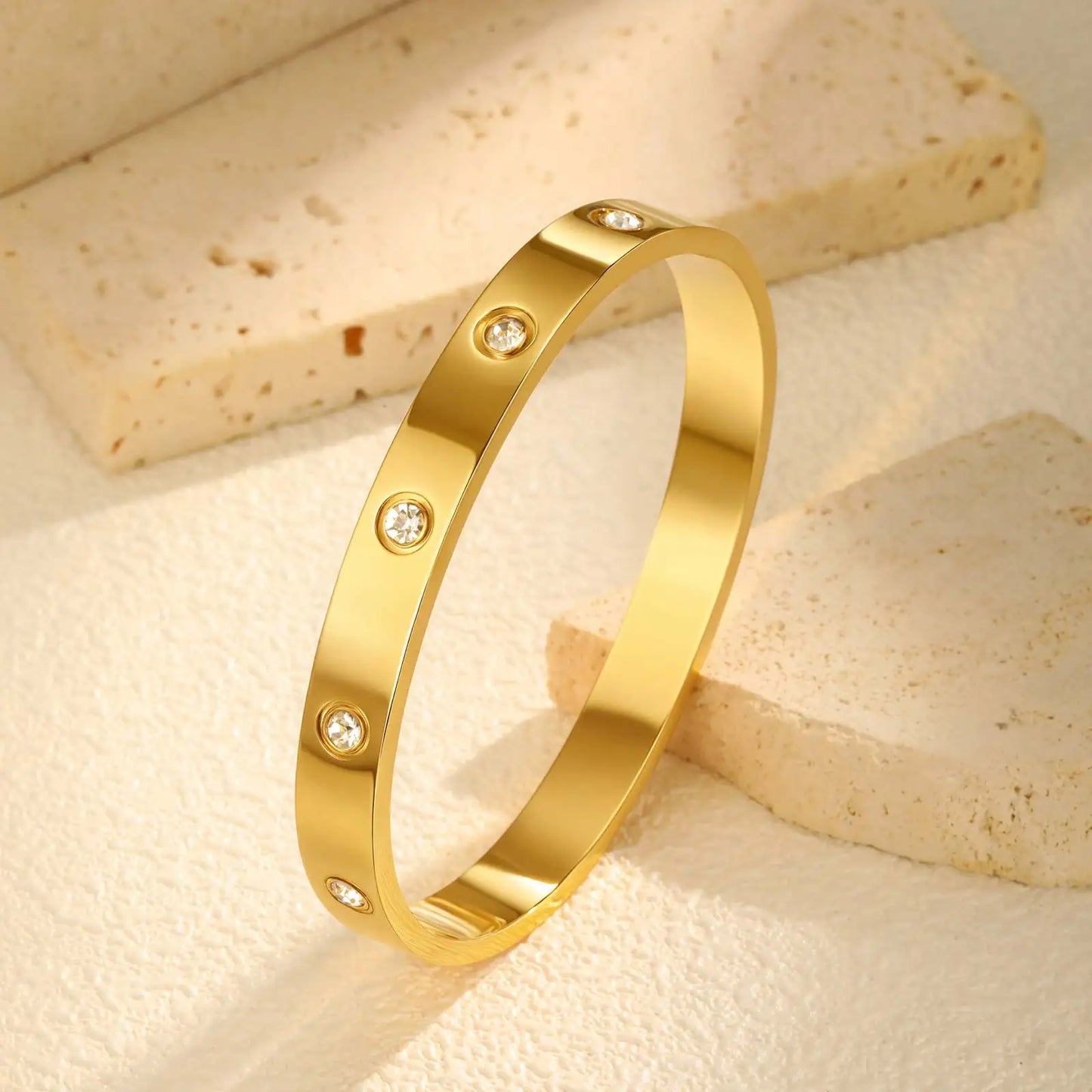 Gold Bracelet - Stainless Steel - Gold Plated