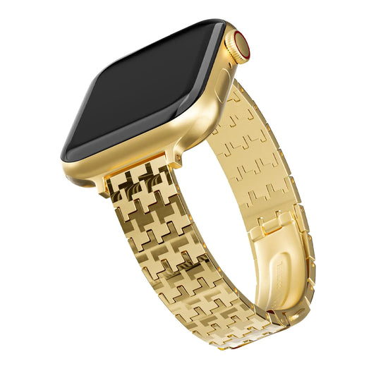 Luxury Gold Wristband For Apple Watch - Stainless Steel - Gold Plated