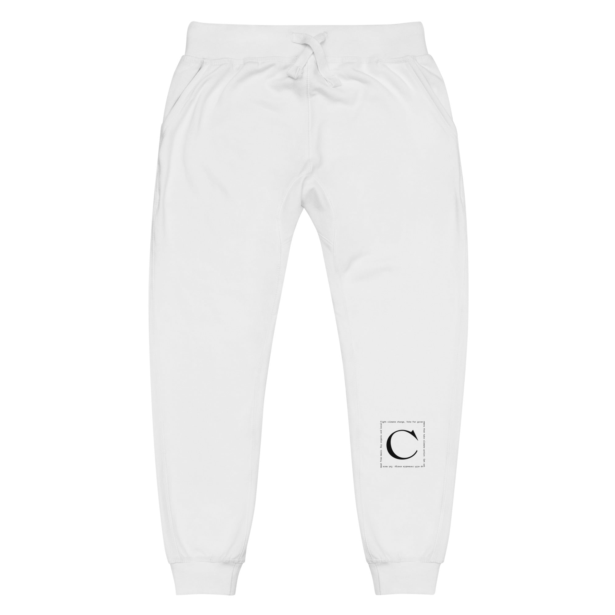 Unisex fleece sweatpants